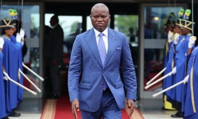 Le président gabonais, Brice Clotaire Oligui Nguema,
