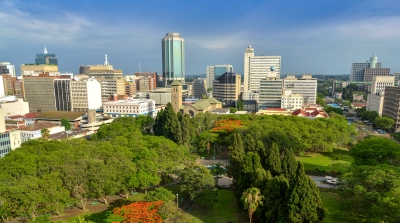 Harare, capitale du Zimbabwe. 