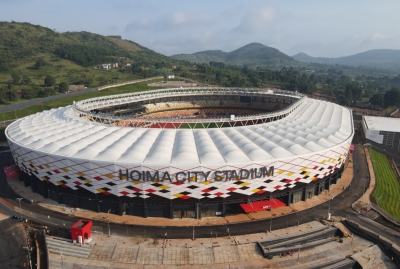 Le stade de Hoima