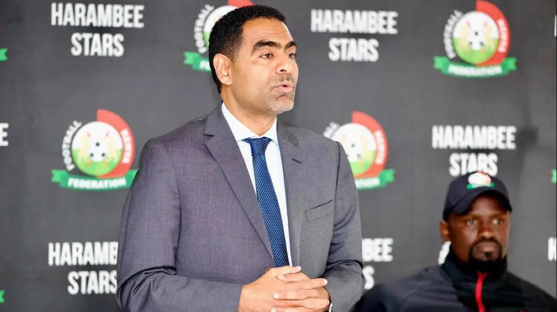Le président de la Fédération kényane de football, Hussein Rashid Mohammed,