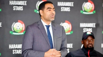 Le président de la Fédération kényane de football, Hussein Rashid Mohammed,