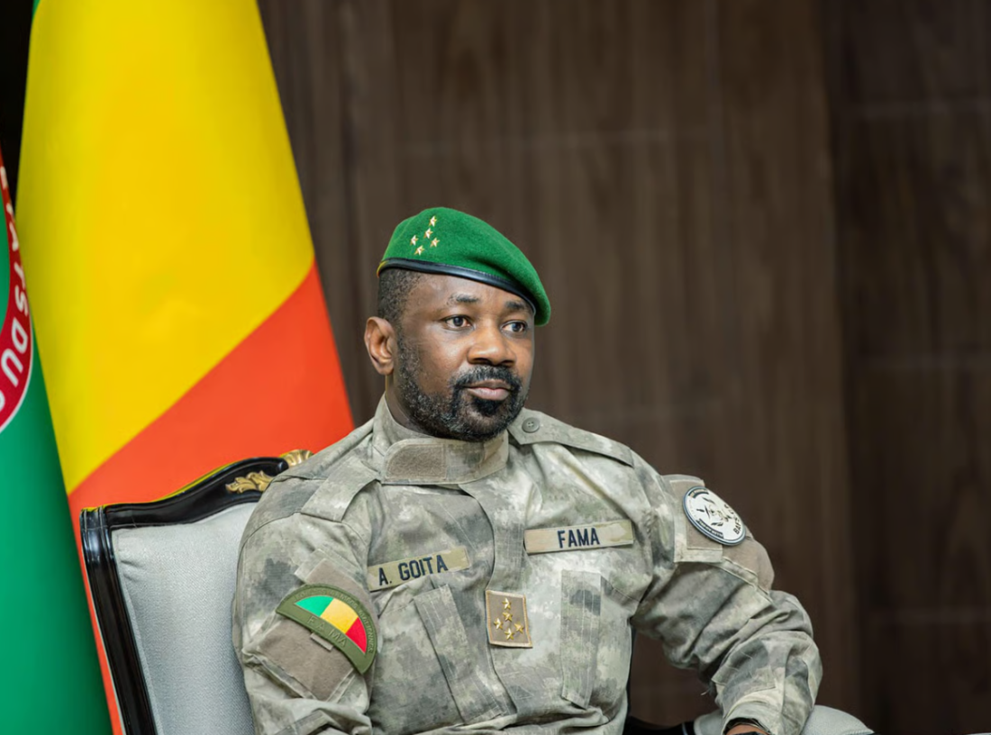 Le président malien, Assimi Goïta