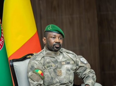 Le président malien, Assimi Goïta