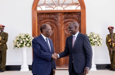 Le président de la République, Alassane Ouattara, s’est entretenu dimanche 10 mai 2026 à Nairobi, avec son homologue kényan, William Ruto,