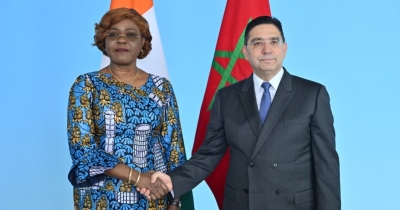 Le ministre marocain des Affaires étrangères, Nasser Bourita, et son homologue ivoirienne, Nialé Kaba, en visite de travail au Royaume.