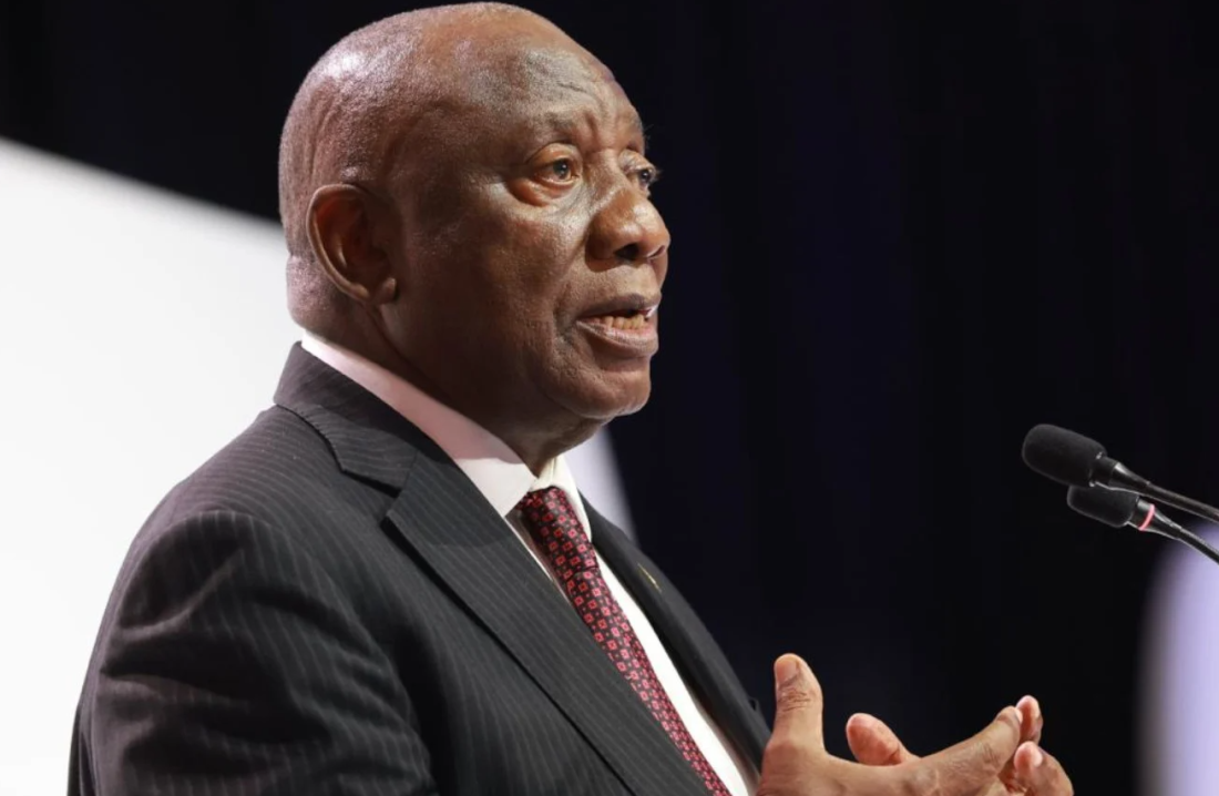 Le président sud-africain Cyril Ramaphosa 