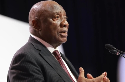 Le président sud-africain Cyril Ramaphosa 