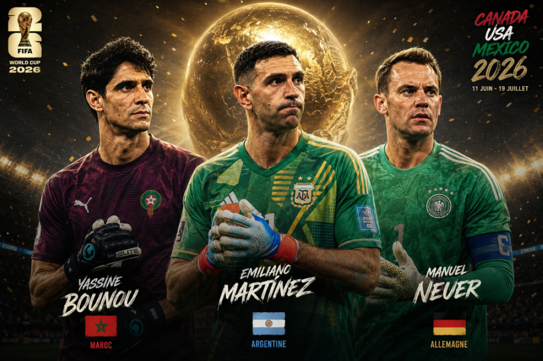 Bounou, Martinez et Neuer 