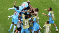La RD Congo en célébration après le but historique de Yoane Wissa en Coupe du monde 2026 