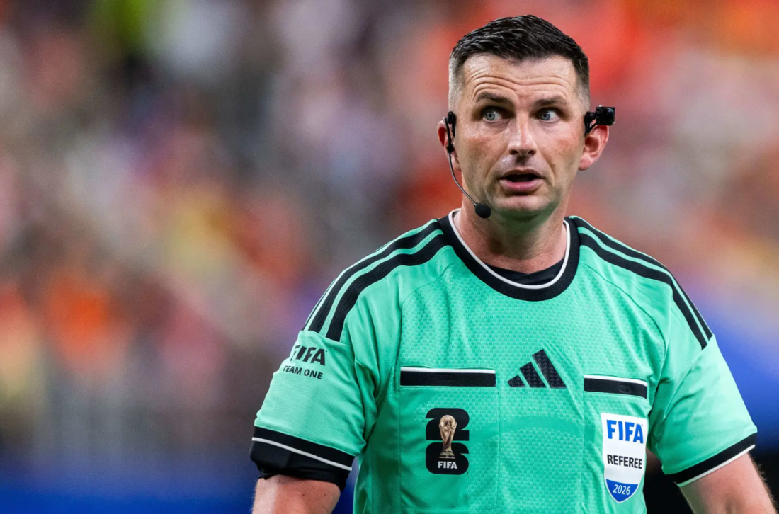 L'arbitre anglais Michael Oliver