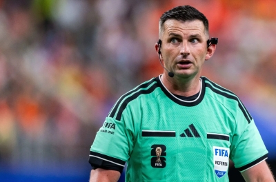 L'arbitre anglais Michael Oliver