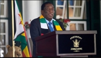 Le président zimbabwéen, Emmerson Mnangagwa,