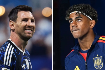 Lionel Messi - Lamine Yamal 