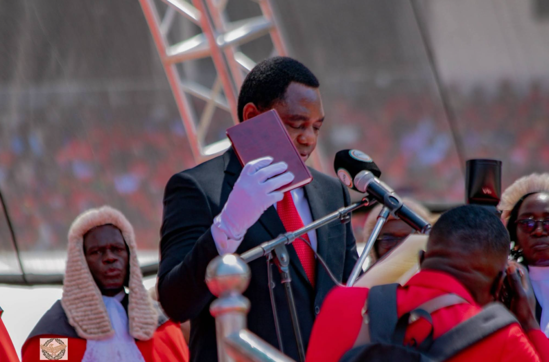 Le président zambien Hakainde Hichilema