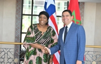 La ministre libérienne des Affaires étrangères, Sara Beysolow Nyanti, à l’issue de ses entretiens avec Nasser Bourita, ministre des Affaires étrangères, de la Coopération africaine et des Marocains résidant à l'étranger