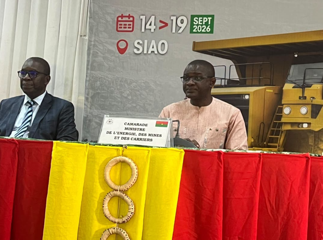 Le ministre burkinabé de l’Énergie et des Mines, Yacouba Zabré Gouba, 