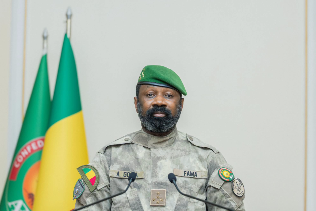 Le président malien Assimi Goïta