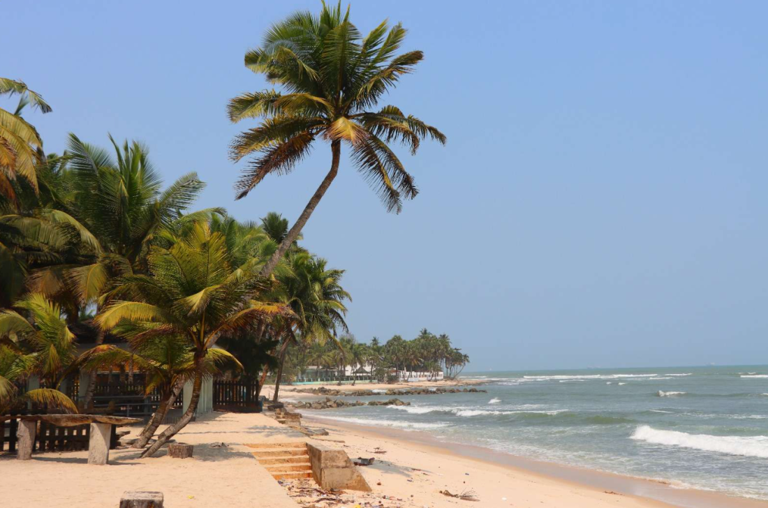 La Pointe-Indienne à Loango , Congo 