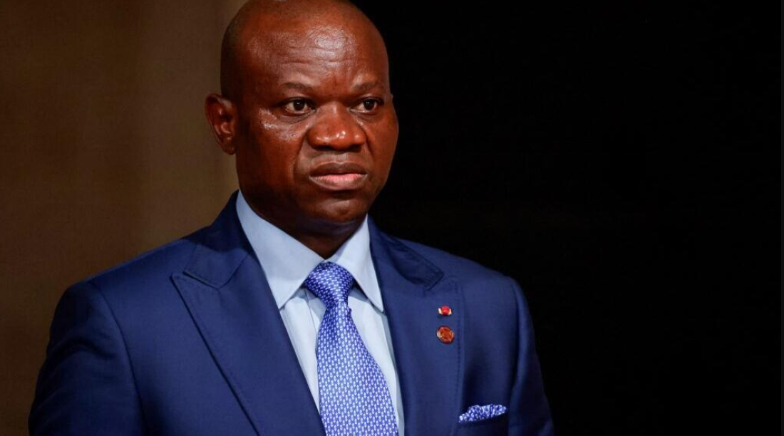 Le président gabonais Brice Clotaire Oligui Nguema 