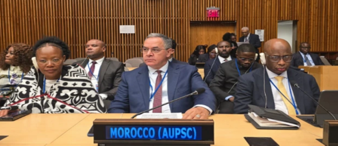 Conduite par Mohammed Arrouchi, ambassadeur et représentant permanent du Royaume auprès de l’UA et de la Commission économique des Nations Unies pour l’Afrique, la délégation marocaine prend part aux discussions visant à consolider les mécanismes de prévention des conflits et de maintien de la paix.