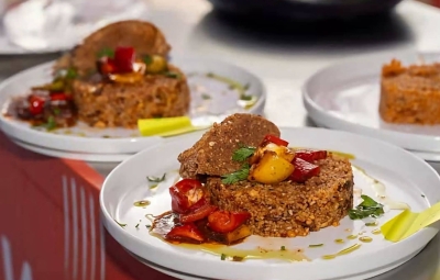 L'assiette de riz jollof présentée par la Gambie 